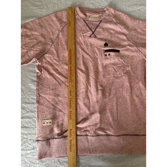 Marshall Artist Women's Classic Sweatshirt Size XL Pink Fleck Speckled Crew Neck - Picture 10 of 12